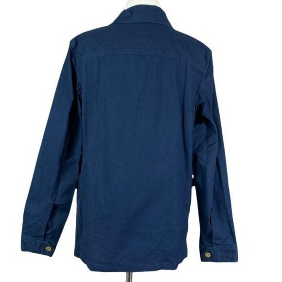 Lauren Ralph Lauren Navy Jacket Gold Toggles Medium - Picture 4 of 7